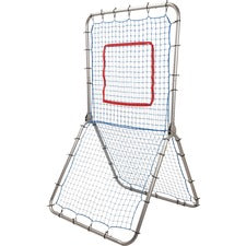 Champion Sports Multi-Sport Pitch Back Screen 1 Each - Blue - Nylon Net, Steel Frame