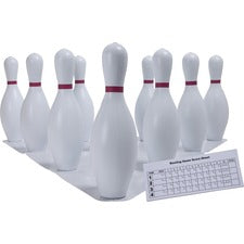 Champion Sports Plastic Bowling Pin Set 10 / Set