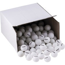 Champion Sports 1sTAR Table Tennis Balls Bulk Pack 1.57" - White - 144 / Box