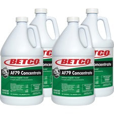 Betco AF79 Concentrate Disinfectant Concentrate - 128 fl oz (4 quart) - Ocean Breeze Scent - Deodorize, Disinfectant, Non-abrasive - Green - 4 / Carton