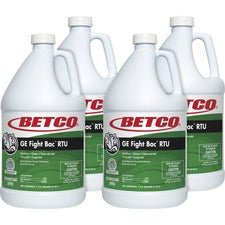 Betco GE Fight Bac RTU Disinfectant Ready-To-Use - 128 fl oz (4 quart) - Fresh Scent - Washable, Non-porous - Clear - 4 / Carton
