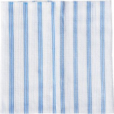 Rubbermaid Commercial HYGEN Microfiber Cloths 12" Length x 12" Width - Disinfectant, Low Linting, Built-In Scrubber, Disposable, Contaminant-free - Blue - 10/Pack - 60 / Carton