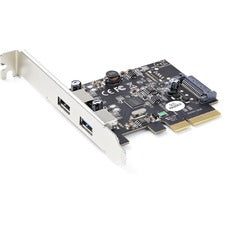 StarTech.com USB Adapter PCI Express x4 - Plug-in Card - 2 USB Port(s) - 1 SATA Port(s) - UASP Support - PC, Linux, Mac