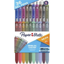 Paper Mate InkJoy Gel Pens Multi Ink - Gel-based - 36 / Pack