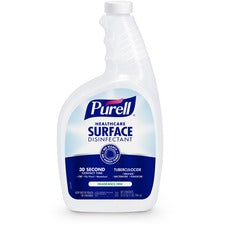 PURELL® Healthcare Surface Disinfectant Ready-To-Use - 32 fl oz (1 quart) - Disinfectant, Fragrance-free, Bleach Resistant, Non-irritating, Odor-free - Clear Spray Bottle - 6 / Carton