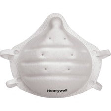 Honeywell Molded Cup N95 Respirator Mask Recommended for: Face, Grinding, Sanding, Woodworking, Masonry, Drywall, Home, Sweeping, Yardwork - One Size - Particulate, Airborne Particle, Saw Dust, Dust Protection - Non-woven Polypropylene, Fiber - White - Di