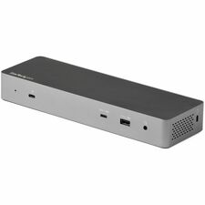 StarTech.com Docking station for Monitor, Notebook, Workstation - Charging Capability - 96 W - Thunderbolt - 2 Displays Supported - 4K @ 60Hz, 8K @ 30Hz - 7680 x 4320, 3840 x 2160 - 3 x USB Type-A Ports - USB Type-A - 2 x USB Type-C Ports - Network (RJ-45