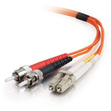 C2G Fiber Optic Duplex Patch Network Cable 13.12 ft Fiber Optic Network Cable for Network Device, ATM - First End: 2 x LC Network - Male - Second End: 2 x ST Network - Male - Patch Cable - 62.5/125 µm - Orange - 1 Each - TAA Compliant