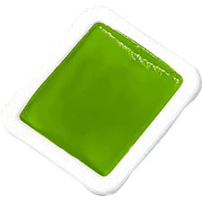 Prang Half-Pan Watercolors Refill Yellow Green - 1 Dozen