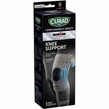 Curad Performance Series Knee Supports Gray - Neoprene - 1 Each