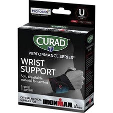 Curad Universal Wraparound Wrist Supports Black - Neoprene - 1 Each