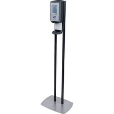 PURELL® CS6 Dispenser Floor Stand 5" Height x 13.50" Width - Freestanding - ABS Plastic - Gray