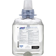 PURELL® CS4 Food Processing HEALTHY SOAP® 0.5% PCMX E2 Antimicrobial Foam Refill Light Floral Scent - 1.32 quart - Oil Remover, Soil Remover, Kill Germs - Hand, Food Processing Industry - Antibacterial - Dye-free, Fragrance-free - 4 / Carton