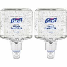 PURELL® Hand Sanitizer Gel Refill 1.27 quart - Bacteria Remover, Kill Germs, Food Remover - Hand - Dye-free, Fragrance-free, No Rinse, Hygienic - 2 / Carton