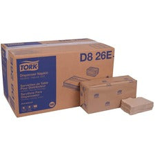 TORK Advanced Soft Minifold Dispenser Napkin 1 Ply - 13" Width x 12" Length - Natural - Fiber - 500/Pack - 12 / Carton