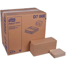 TORK Universal Masterfold Dispenser Napkin 1 Ply - Masterfold - 13" Width x 12" Length - Natural - Fiber - 500/Pack - 12 / Carton