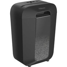 Fellowes Powershred LX70 11 Sheet Cross-Cut Shredder Cross Cut - 11 Per Pass - for shredding Staples, Paper Clip, Credit Card, Junk Mail - 0.156" x 1.438" Shred Size - P-4 - 5 Minute Run Time - 30 Minute Cool Down Time - 4.80 gal Wastebin Capacity - Black