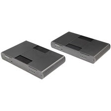 StarTech.com USB Extender 2 x Network (RJ-45) - 2 x USB - 330 ft Extended Range - Aluminum - Black