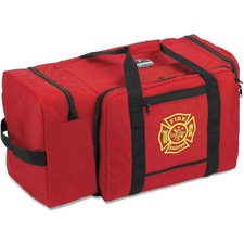 Ergodyne Arsenal 5005 Carrying Case Gear, Helmet - Red 1000D Nylon Body - Handle, Shoulder Strap - 15" Height x 15" Width x 30" Depth - Large Size - 1 Each