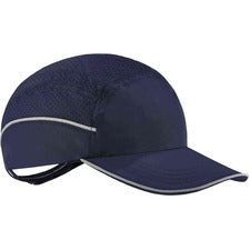 Ergodyne 8950XL Bump Cap Hat Recommended for: Industrial, Mechanic, Factory, Home, Baggage Handling - Extra Large - Bump, Scrape, Head Protection - Navy - Comfortable, Impact Resistant, Machine Washable, Removable - 1 Each