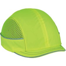 Ergodyne 8950 Bump Cap Hat Recommended for: Industrial, Mechanic, Factory, Home, Baggage Handling - Bump, Scrape, Head Protection - Lime - Comfortable, Impact Resistant, Machine Washable, Removable - 1 Each