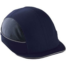 Ergodyne 8950 Bump Cap Hat Recommended for: Industrial, Mechanic, Factory, Home, Baggage Handling - Bump, Scrape, Head Protection - Blue - Comfortable, Impact Resistant, Machine Washable, Removable - 1 Each
