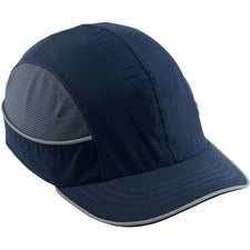 Ergodyne 8950XL Bump Cap Hat Recommended for: Industrial, Mechanic, Factory, Home, Baggage Handling - X-Large - Bump, Scrape, Head Protection - Navy - Comfortable, Impact Resistant, Machine Washable, Removable - 1 Each
