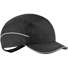Ergodyne 8955 Lightweight Bump Cap Hat Recommended for: Industrial, Mechanic, Factory, Home, Baggage Handling - Bump, Scrape, Head Protection - Black - Comfortable, Impact Resistant, Machine Washable, Removable, Lightweight, Vented, Reflective, Durable, B