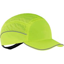 Ergodyne 8955 Lightweight Bump Cap Hat Recommended for: Industrial, Mechanic, Factory, Home, Baggage Handling - Bump, Scrape, Head Protection - Lime - Comfortable, Impact Resistant, Machine Washable, Removable, Lightweight, Vented, Reflective, Durable, Br