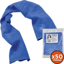 Ergodyne 6602 Evaporative Cooling Towel Blue - 50 / Carton