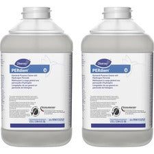 PERdiem General Purpose Cleaner with Hydrogen Peroxide Concentrate - 84.5 fl oz (2.6 quart) - Heavy Duty, Dilutable, Phosphorous-free, Odorless, Color-free, Dye-free, Fragrance-free, Kosher - Clear Bottle - 2 / Carton