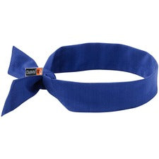 Ergodyne FR Evaporative Cooling Bandana Blue - Acrylic, Polymer, Cotton, Fabric