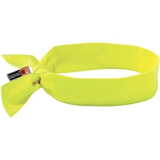 Ergodyne FR Evaporative Cooling Bandana Yellow - Acrylic, Polymer, Cotton, Fabric