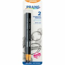 Prang Charcoal Pencils Black Lead - 2 / Each