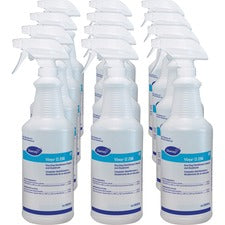 Diversey Virex II 256 Empty Spray Bottle Suitable For College, Hospital, Institution, Medical, Hotel, Nursing Home, School, Disinfecting - Sturdy, Comfortable Grip, Disinfectant - 12 / Carton