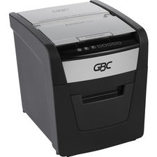 GBC AutoFeed+ Home Shredder, 60X, Super Cross-Cut, 60 Sheets Continuous Shredder - Super Cross Cut - 6 Per Pass - for shredding Credit Card, Paper Clip, Staples, Paper - P-4 - 10 Minute Run Time - 5.25 gal Wastebin Capacity - Black
