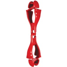 Ergodyne Squids 3400 Glove Clip Holder No. 1 - 6.5" Length x 1" Width - for Gloves, Personal Protective Equipment (PPE), Towel, Warehouse, Food Processing Plant, Retail Worker, Home Project, Hiking, Hunting, Mitten, Key, ... - Durable, Temperature Resista