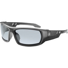 Ergodyne Odin In/Outdoor Safety Glasses Recommended for: Indoor, Outdoor, Sport, Shooting, Boating, Hunting, Fishing, Skiing, Construction, Landscaping, Carpentry, ... - UVA, UVB, UVC, Debris, Dust, Fog Protection - Matte Black Frame - Scratch Resistant,