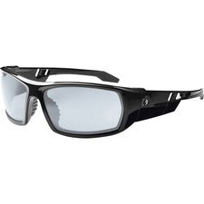 Ergodyne Odin In/Outdoor Safety Glasses Recommended for: Sport, Shooting, Boating, Hunting, Fishing, Skiing, Construction, Landscaping, Carpentry, Indoor, Outdoor - UVA, UVB, UVC, Debris, Dust, Fog Protection - Black Frame - Scratch Resistant, Durable, No