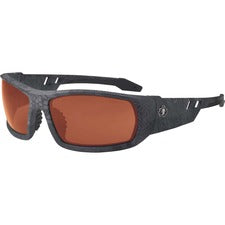 Ergodyne Odin Copper Lens Safety Glasses Recommended for: Sport, Shooting, Boating, Hunting, Fishing, Skiing, Construction, Landscaping, Carpentry - UVA, UVB, UVC, Debris, Dust Protection - Copper Lens - Kryptek Typhon Frame - Scratch Resistant, Durable,