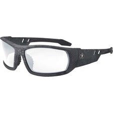 Ergodyne Odin Clear Lens Safety Glasses Recommended for: Sport, Shooting, Boating, Hunting, Fishing, Skiing, Construction, Landscaping, Carpentry - UVA, UVB, UVC, Debris, Dust Protection - Clear Lens - Kryptek Typhon Frame - Scratch Resistant, Durable, No