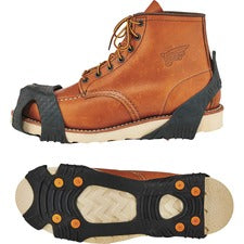 Ergodyne 6300TC Slip-On Ice Cleats for Shoe, Boot, Athletic Shoe - Tungsten Carbide, Rubber - Black