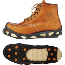 Ergodyne 6304 Step-in Ice Cleats for Shoe, Boot - Carbon Steel, Rubber - Black