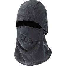 Ergodyne N-Ferno 6827 Balaclava Face Mask - 2-Piece, Fleece/Neoprene Neoprene, Fleece - Black