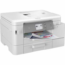 Brother MFC-J4535DW Wireless INKvestment Tank Inkjet Multifunction Printer - Color Copier/Fax/Printer/Scanner - 4800 x 1200 dpi Print - Automatic Duplex Print - Up to 30000 Pages Monthly - 400 sheets Input - Color Flatbed Scanner - 2400 dpi Optical Scan -