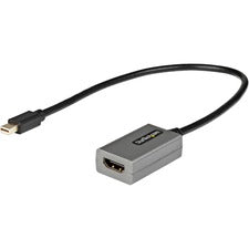 StarTech.com Mini DisplayPort to HDMI Adapter 1.08 ft HDMI/Mini DisplayPort Video Cable Adapter for MacBook, Tablet, Computer, Projector, Monitor, PC, MacBook Air, Mac mini, Desktop Computer, Notebook, Dock - First End: 1 x 19-pin HDMI Digital Audio/Video