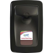 Health Guard Manual Dispenser Manual - 1.27 quart Capacity - Durable, Germ Free, Wall Mountable, Leak Proof, Key Lock, Refillable - Black - 1 Each
