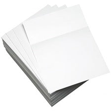 Lettermark Punched & Perforated Papers with Perforations 3-1/2" from the Bottom - White 92 Brightness - Letter - 8 1/2" x 11" - 24 lb Basis Weight - 90 g/m² Grammage - Sustainable Forestry Initiative (SFI) - ColorLok Technology, Micro Perforated, Aci