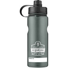 Ergodyne 5151 BPA-Free Water Bottle - 34oz / 1000ml 1.06 quart - Black - Plastic, Tritan Copolyester