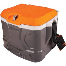 Ergodyne 5170 Single Industrial Hard Sided Cooler 4.25 gal - 18 Can Support - Orange, Gray - Fabric